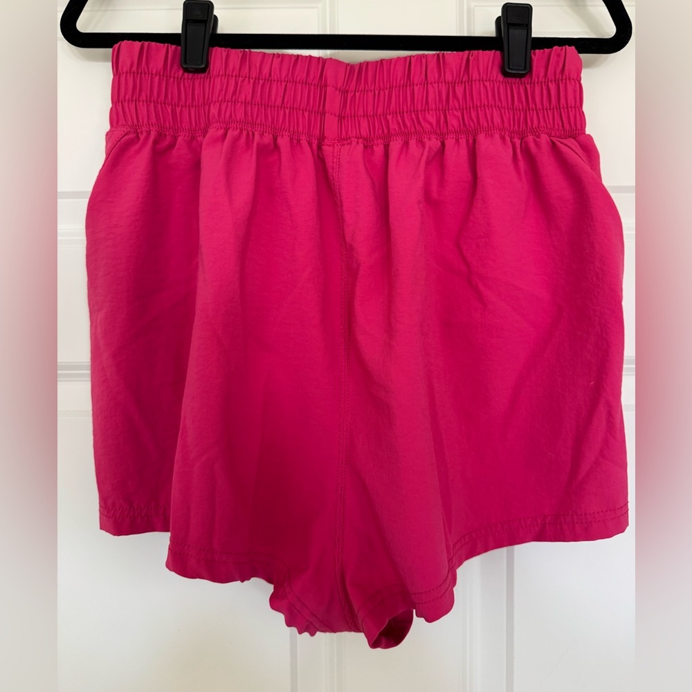 Free People Movement High Waist Pink Next Round Shorts - Picture 5 of 7